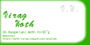 virag woth business card